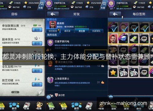 都灵冲刺阶段轮换，主力体能分配与替补状态需兼顾